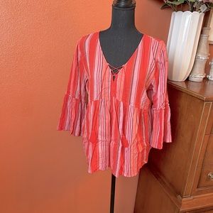 Sanctuary Lace Up Top. Size Medium